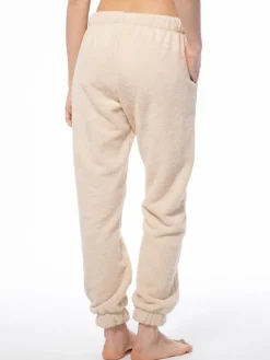 Fleece broek beige