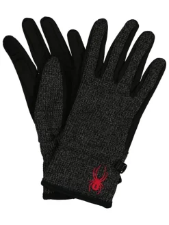 Fleece handschoenen "Bandita" grijs/zwart
