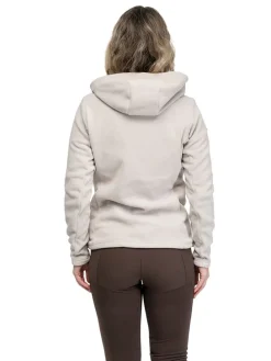 Fleece hoodie "Hareid" beige