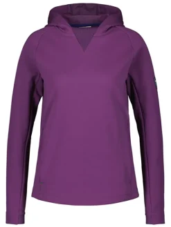 Fleece hoodie "Latemar" paars