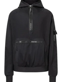 Fleece hoodie "Wimmerl" zwart
