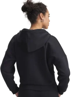 Fleece hoodie zwart