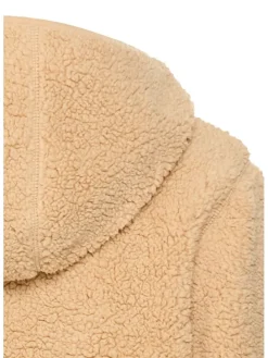 Fleece trui beige