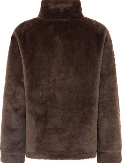 Fleece trui bruin