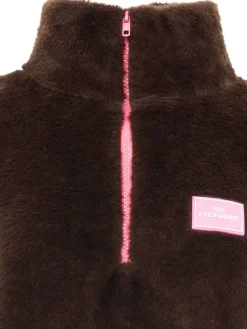 Fleece trui bruin