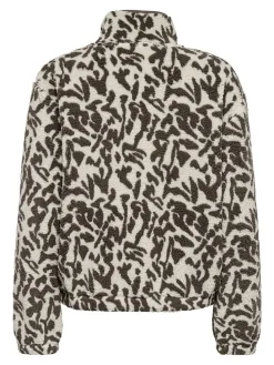 Fleece trui crème