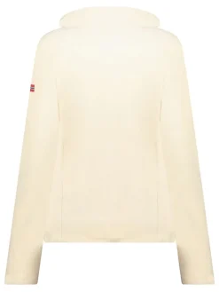 Fleece trui crème/beige