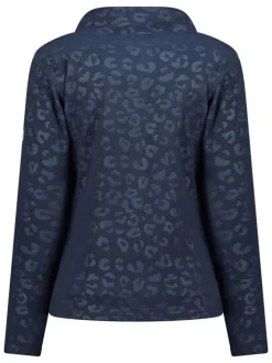 Fleece trui donkerblauw