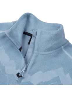 Fleece trui "Fults" blauw