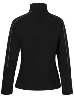 Fleece trui "Fults" zwart
