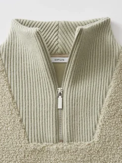 Fleece trui "Gick" groen