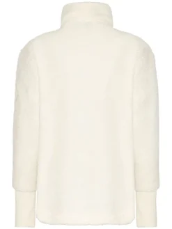 Fleece trui "Monia" wit