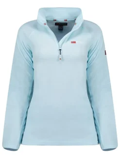 Fleece trui "Tug" lichtblauw