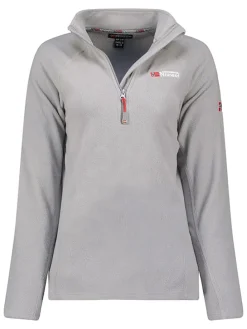 Fleece trui "Tug" lichtgrijs