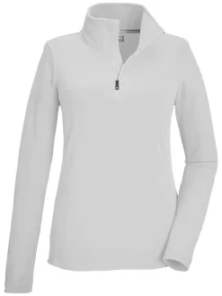 Fleece trui wit
