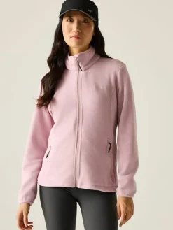 Fleece vest "Floreo IV" lichtroze