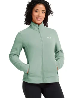 Fleece vest groen