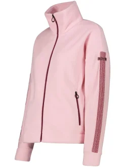 Fleece vest lichtroze