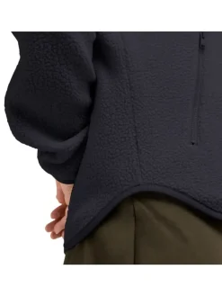 Fleece vest "Lite Curl" donkerblauw