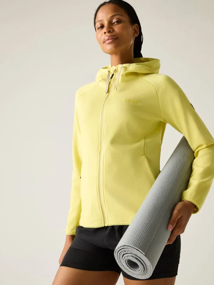 Fleece vest "Nayna" geel