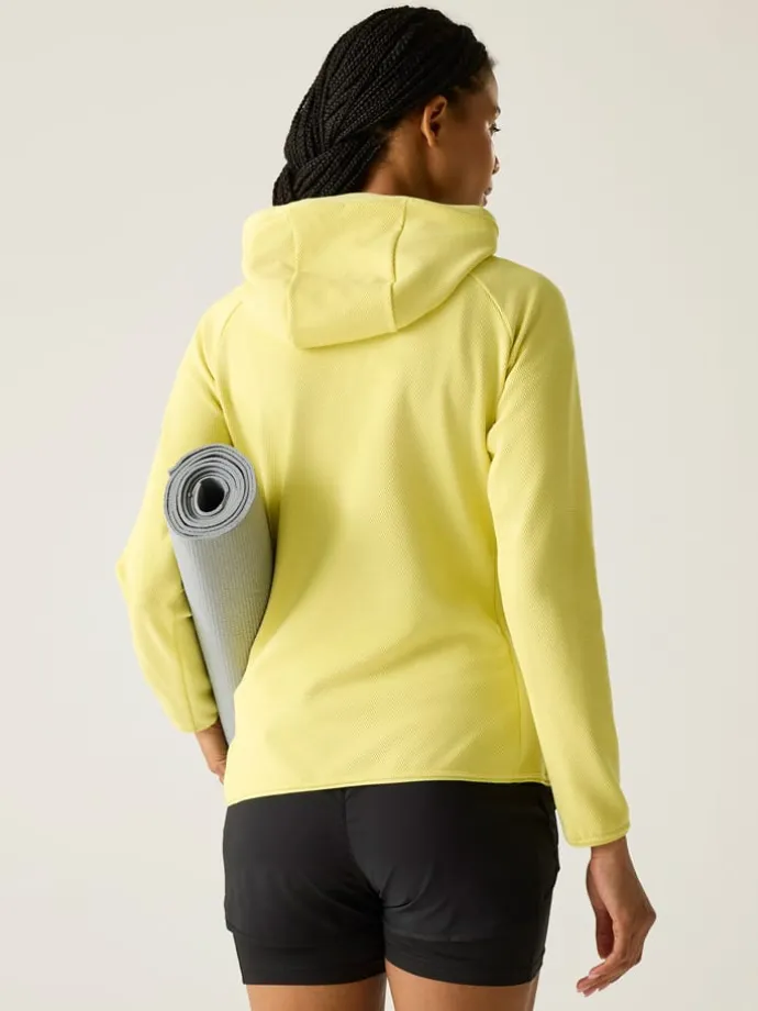 Fleece vest "Nayna" geel