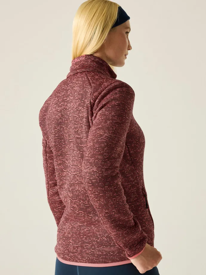Fleece vest "Newhill" lichtroze