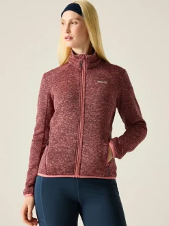 Fleece vest "Newhill" lichtroze