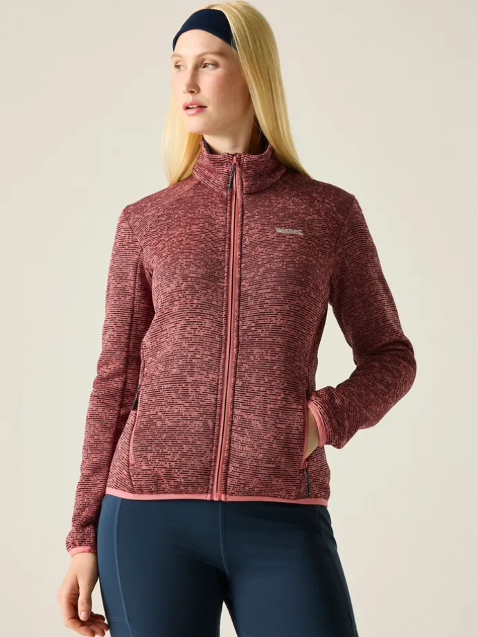 Fleece vest "Newhill" lichtroze