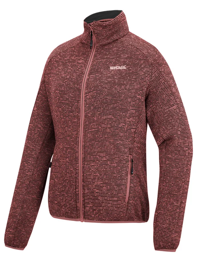 Fleece vest "Newhill" lichtroze