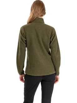 Fleece vest olijfgroen