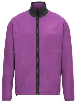 Fleece vest paars