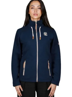 Fleece vest "Tarentella" donkerblauw