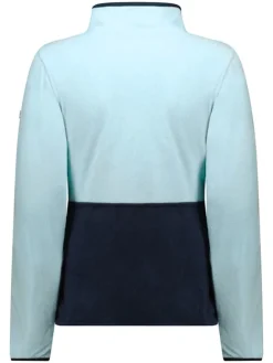 Fleece vest "Touki" lichtblauw/donkerblauw