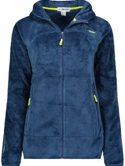 Fleece vest "Upalood" donkerblauw