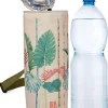 Fles-isoleertas "Bali" beige/groen - (H)28 x Ø 10 cm