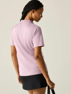 Functioneel poloshirt "Botanna" paars