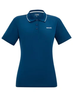 Functioneel poloshirt "Botanna" donkerblauw