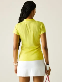Functioneel poloshirt "Maverick V" goudkleurig