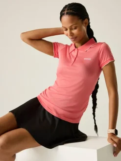 Functioneel poloshirt "Remex II" zalmroze