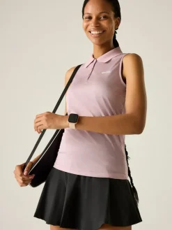 Functioneel poloshirt "TimaII" lichtroze