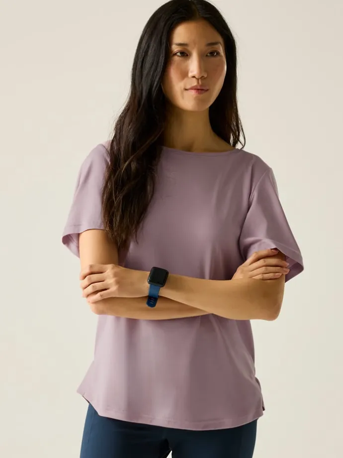 Functioneel shirt "Botanna" paars