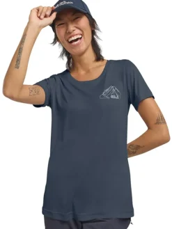Functioneel shirt donkerblauw