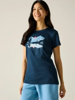Functioneel shirt "Fingal" donkerblauw