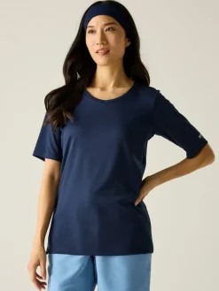 Functioneel shirt "Fingal lV" donkerblauw
