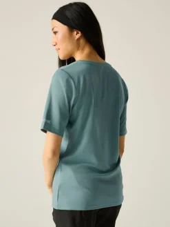 Functioneel shirt "Fingal lV" turquoise