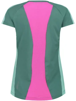 Functioneel shirt groen/roze