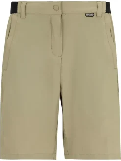 Functioneel short "Travel Light" beige