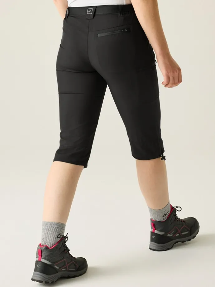 Functionele capribroek "Xert Stretch" zwart