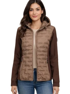 Functionele jas beige/bruin