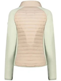 Functionele jas beige/groen